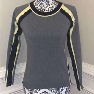 Pink Rose sweater gray/black/yellow size XS